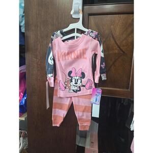 12m brand new disney, mini mouse, pajamas item 581
